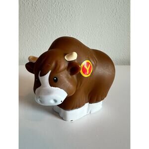Yak (Y) Fisher Price Little People A to Z Alphabet Zoo Replacement Animal 2004
